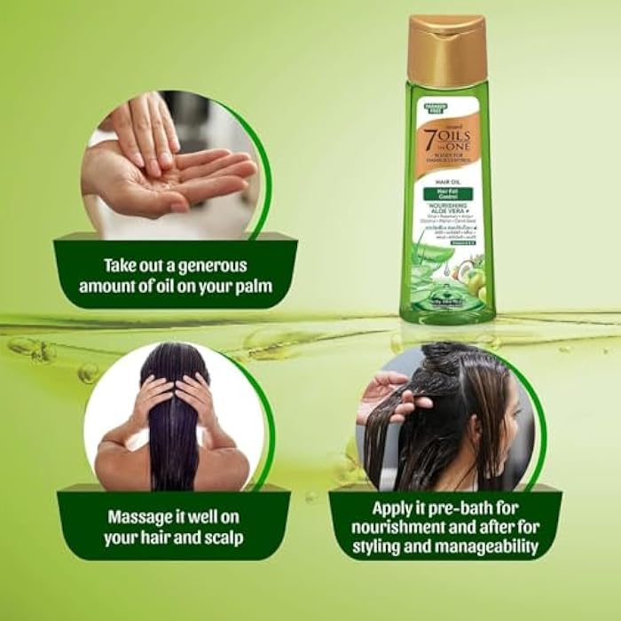 Emami 7 Oils in One Nourishing Aloe Vera Oil 200ml - Image 5
